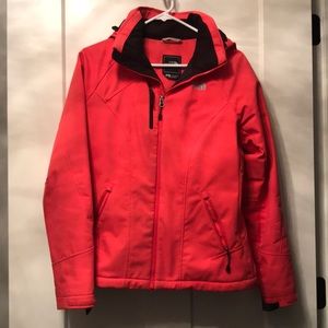 Pink North Face coat